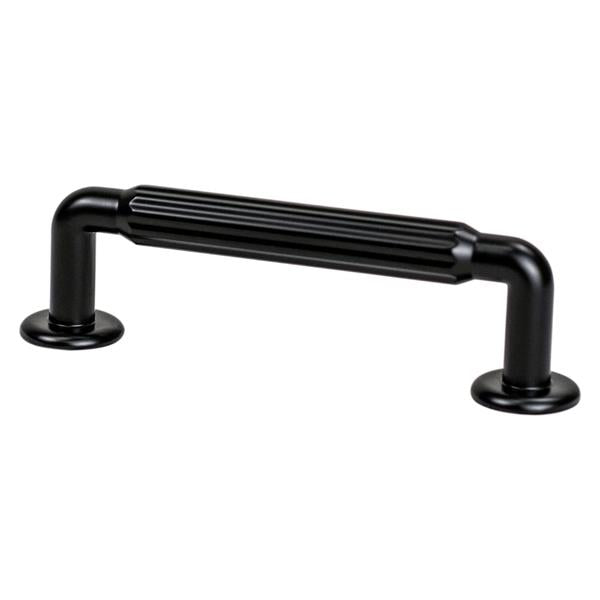 Berenson - Cannelee 96mm CC Matte Black Pull