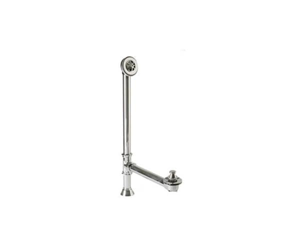 Mountain Plumbing - Clawfoot Style Bath Waste & Overflow with Lift & Turn Trim Kit (Brass Body)