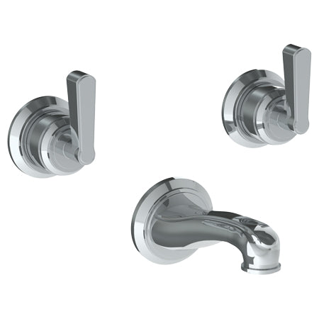 Watermark - Transitional Wall Mounted 3 Hole Bath Set