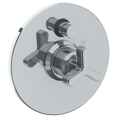 Watermark - Transitional Wall Mounted Pressure Balance Shower Trim With Diverter, 7 Inch Dia.