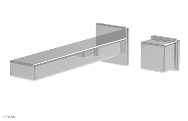 Phylrich - Mix Single Handle Wall Lavatory Set - Cube Handle