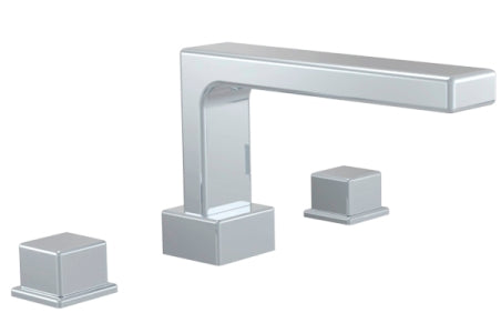 Phylrich - Mix Deck Tub Set Trim Only Cube Handles