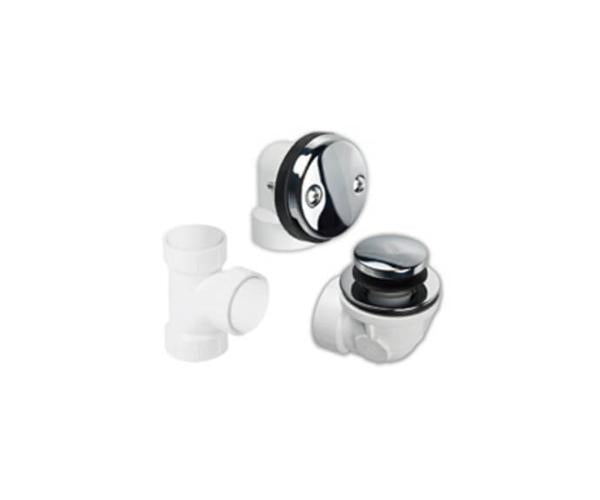 Mountain Plumbing - ABS Plumber's Half Kit with Economy Soft Toe Touch Trim (Two Hole Face Plate)