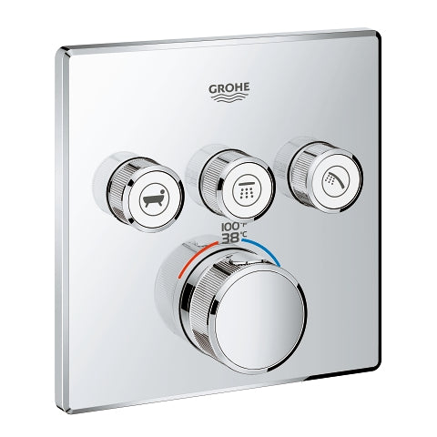 Grohe - Triple Function Thermostatic Valve Trim