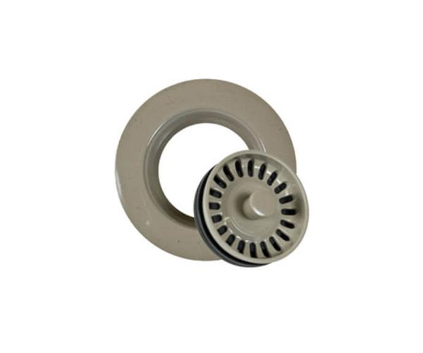 Mountain Plumbing - Decorative Plastic Garbage Disposer Flange with Stopper for Granite Sinks