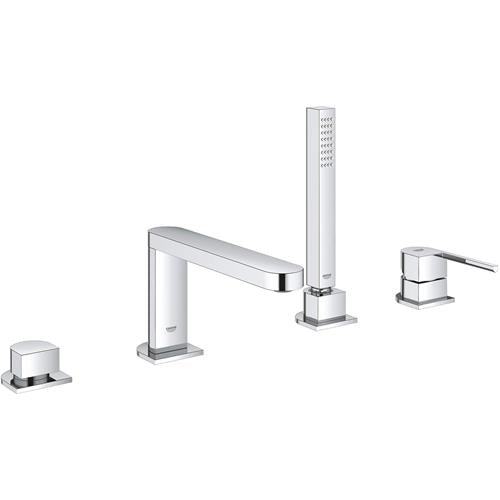 Grohe - 4-Hole Single-Handle Deck Mount Roman Tub Faucet With 1.75 GPM Hand Shower