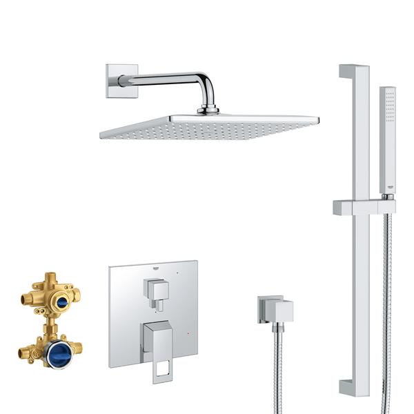 Grohe - Eurocube 2-Handle Pressure Balance Rainshower Bundle
