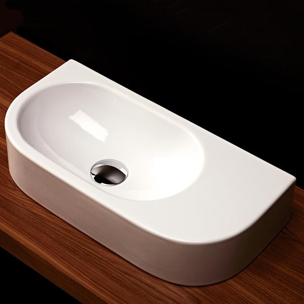 Lacava - Tre Wall-Mount Or Above-Counter Porcelain Bathroom Sink