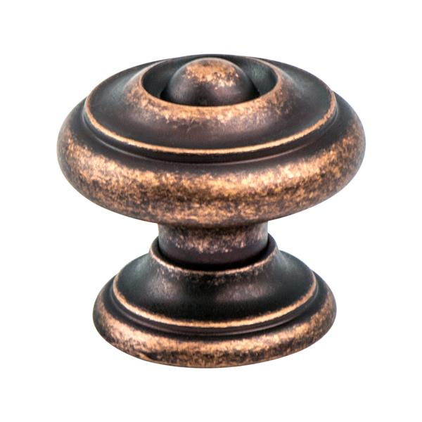 Berenson - Euro Rustica Rustic Copper Center Detail Knob