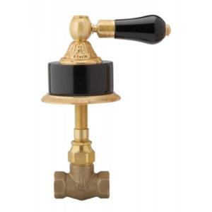 Phylrich - Versailles 1/2 Inch Volume Control, Black Onyx Handle - Trim