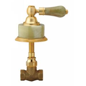 Phylrich - Regent 1/2 Inch Volume Control, Green Onyx Handle - Trim