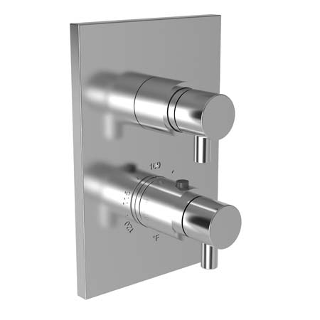 Newport Brass - East Linear 1/2 Inch Square Thermostatic Trim Plate with Handle