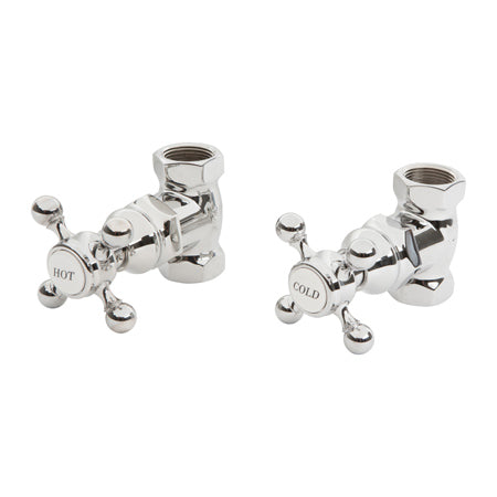 Newport Brass - Fairfield 3/4 Inch Shut off valves for 3-196 and 3-226 (1 pair hot & cold).