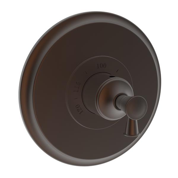 Newport Brass - Vander 3/4 Inch Round Thermostatic Trim Plate with Handle