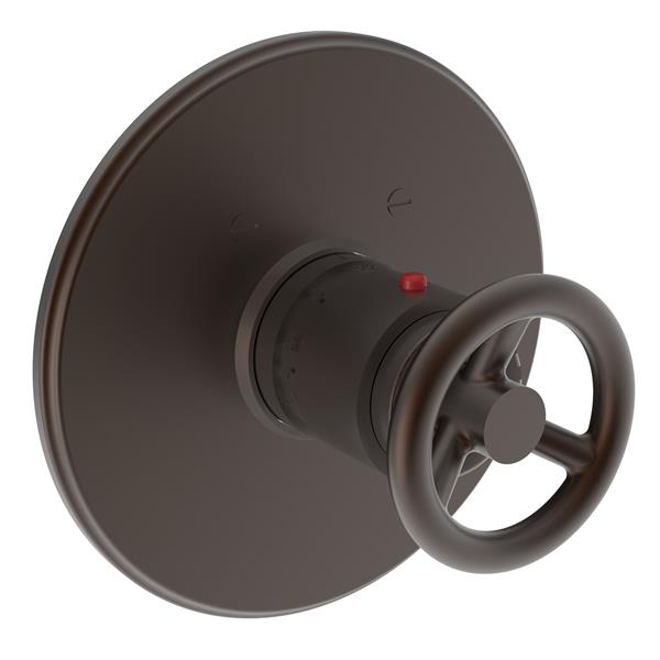 Newport Brass - Slater 3/4 Inch Round Thermostatic Trim Plate with Handle