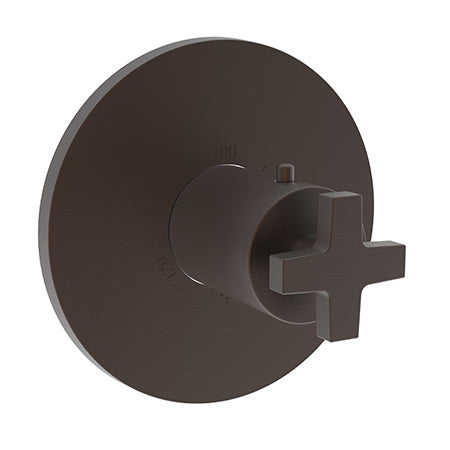 Newport Brass - Dorrance 3/4 Inch Round Thermostatic Trim Plate with Handle