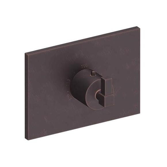 Newport Brass - Malvina 3/4 Inch Square Thermostatic Trim Plate with Handle