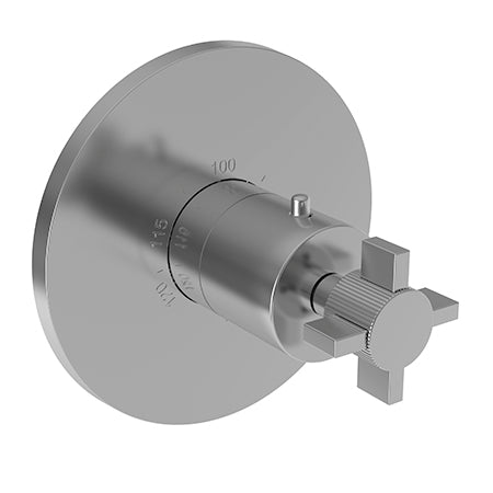 Newport Brass - Pardees 3/4 Inch Round Thermostatic Trim Plate with Handle