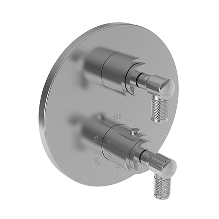 Newport Brass - Clemens 1/2 Inch Round Thermostatic Trim Plate with Handle