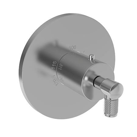 Newport Brass - Clemens 3/4 Inch Round Thermostatic Trim Plate with Handle