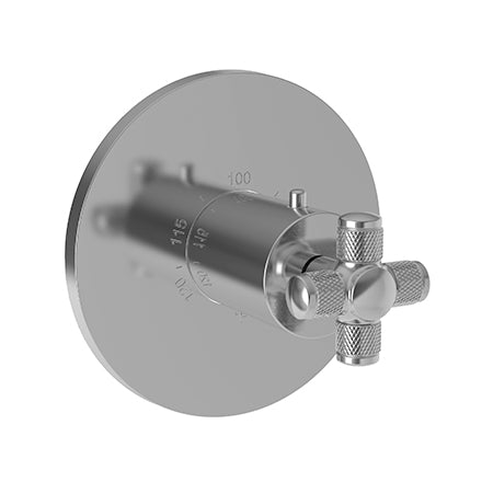 Newport Brass - Clemens 3/4 Inch Round Thermostatic Trim Plate with Handle