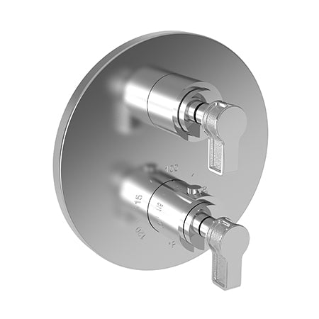 Newport Brass - Griffey 1/2 Inch Round Thermostatic Trim Plate with Handle
