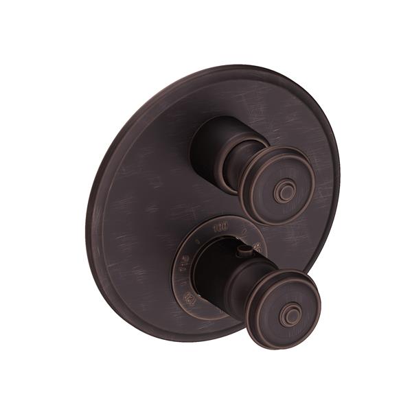 Newport Brass - Seaport 1/2 Inch Round Thermostatic Trim Plate with Handle