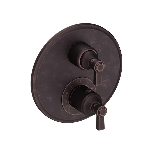 Newport Brass - Astor 1/2 Inch Round Thermostatic Trim Plate with Handle