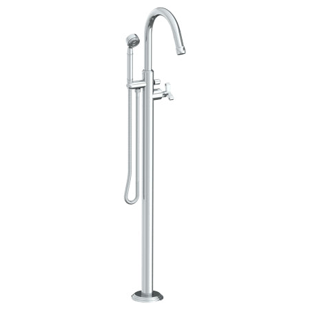 Watermark - Anika Single Hole Floor Standing Bath Set With Hand Shower