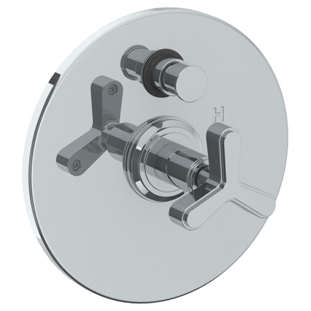 Watermark - Anika Wall Mounted Pressure Balance Shower Trim With Diverter, 7 Inch Dia.