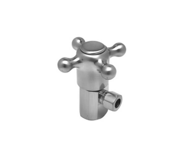 Mountain Plumbing - Brass Cross Handle with 1/4 Turn Ceramic Disc Cartridge Valve - Lead Free - Angle (1/2 Inch Female IPS)
