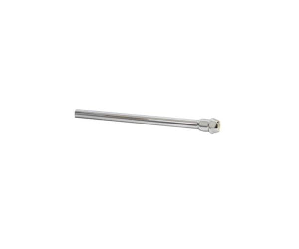 Mountain Plumbing - Bull Nose Supply Tube For Lavatory - 20 Inch with Metal End Piece