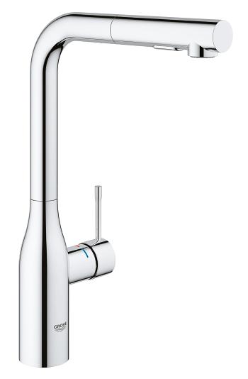 Grohe - Single-Handle Pull-Out Kitchen Faucet Dual Spray 1.75 GPM