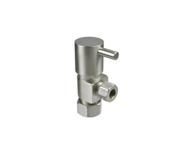Mountain Plumbing - Contemporary Lever Handle with 1/4 Turn Ceramic Disc Cartridge Valve - Lead Free - Angle (1/2 Inch Compression)