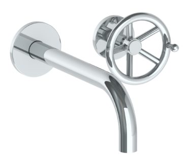 Watermark - Brooklyn Wall Mounted 2 Hole Lavatory Set with 8 3/4 Inch Spout