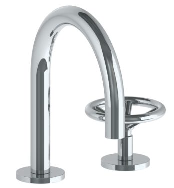 Watermark - Brooklyn Deck Mounted 2 Hole Gooseneck Lavatory Set