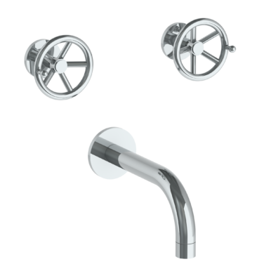 Watermark - Brooklyn Wall Mounted 3 Hole Bath Set