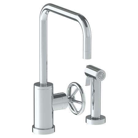 Watermark - Brooklyn Deck Mounted 2 Hole Kitchen Set - Includes Side Spray