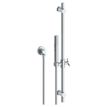 Watermark - Brooklyn Positioning Bar Shower Kit with Slim Hand Shower and 69 Inch Hose