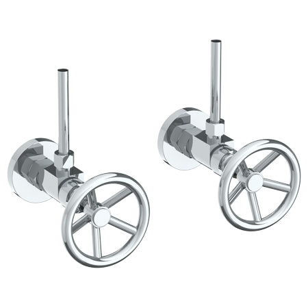 Watermark - Brooklyn Lavatory Angle Stop Kit -1/2 Inch Compression X 3/8 Inch Od Compression
