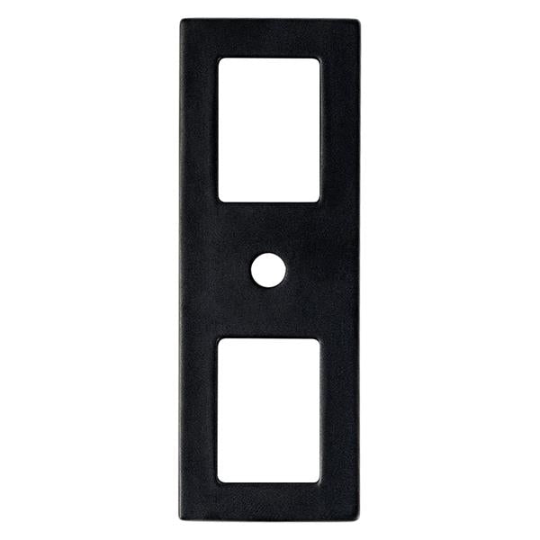 Berenson - Statler Matte Black Cutout Backplate