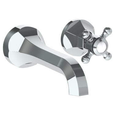 Watermark - Gramercy Wall Mounted 2 Hole Lavatory Set with 6 3/4 Inch CTC Spout