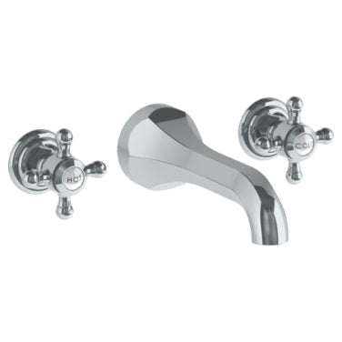 Watermark - Gramercy Wall Mounted 3 Hole Bath Set