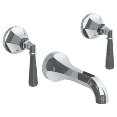 Watermark - Gramercy Wall Mounted 3 Hole Bath Set
