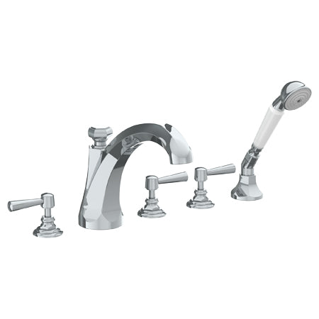Watermark - Gramercy Deck Mounted 5 Hole Eytended Bath Set