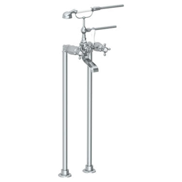 Watermark - Gramercy Floor Standing Bath Set with Hand Shower