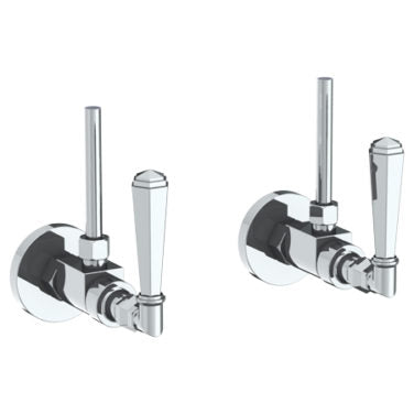 Watermark - Gramercy Lavatory Angle Stop Kit -1/2 Inch Compression x 3/8 Inch OD Compression