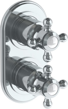 Watermark - Gramercy Wall Mounted Mini Thermostatic Shower Trim 3 1/2 x 6 1/4 Inch.