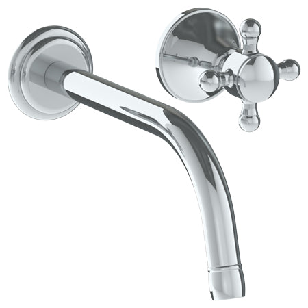 Watermark - York Wall Mounted 2 Hole Lavatory Set With 8 3/8 Inch CTC Spout