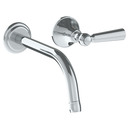 Watermark - York Wall Mounted 2 Hole Lavatory Set With 8 3/8 Inch CTC Spout